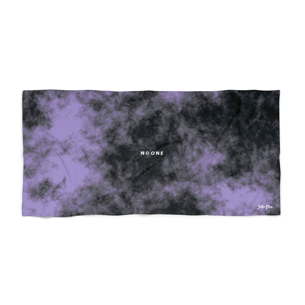 No One Beach Towel Lavender Purp Smoke - Julia Dias