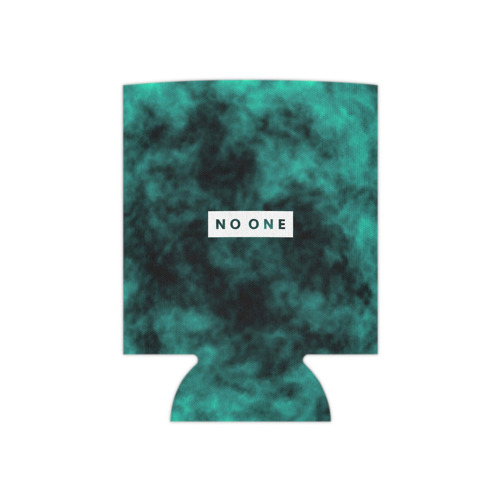 No One Simple Koozie Teal Smoke