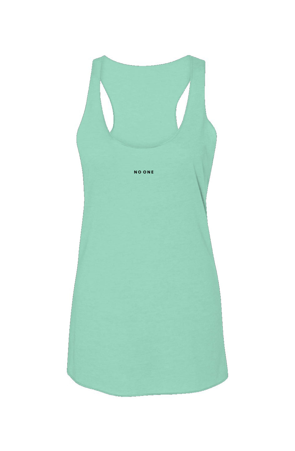 Women's No One Racerback Tank Mint