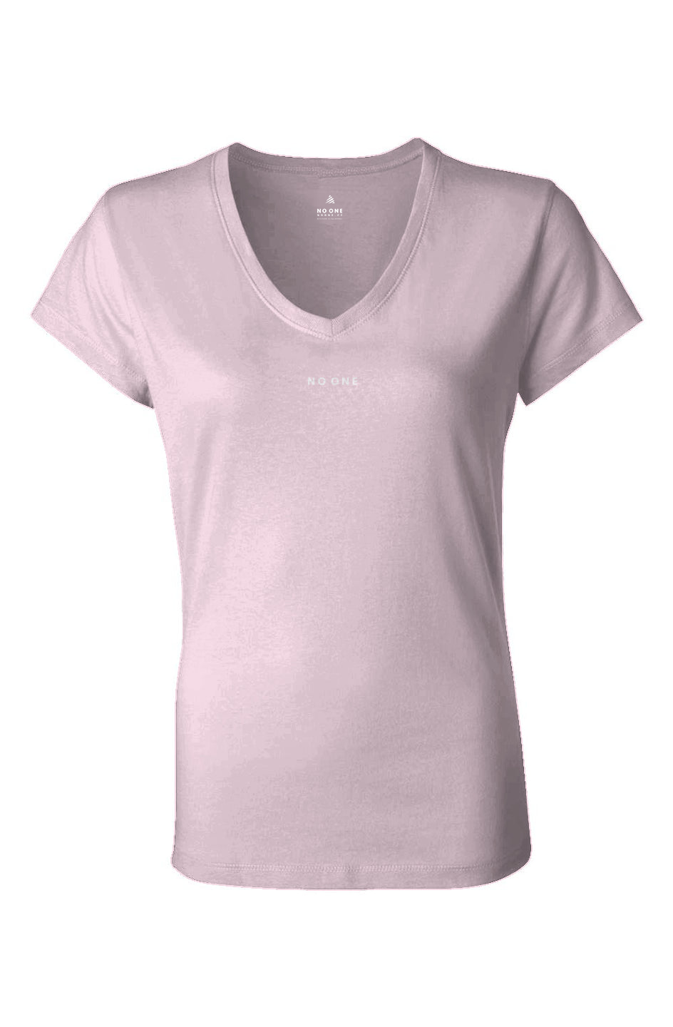 Women's No One V Neck Tee Pink