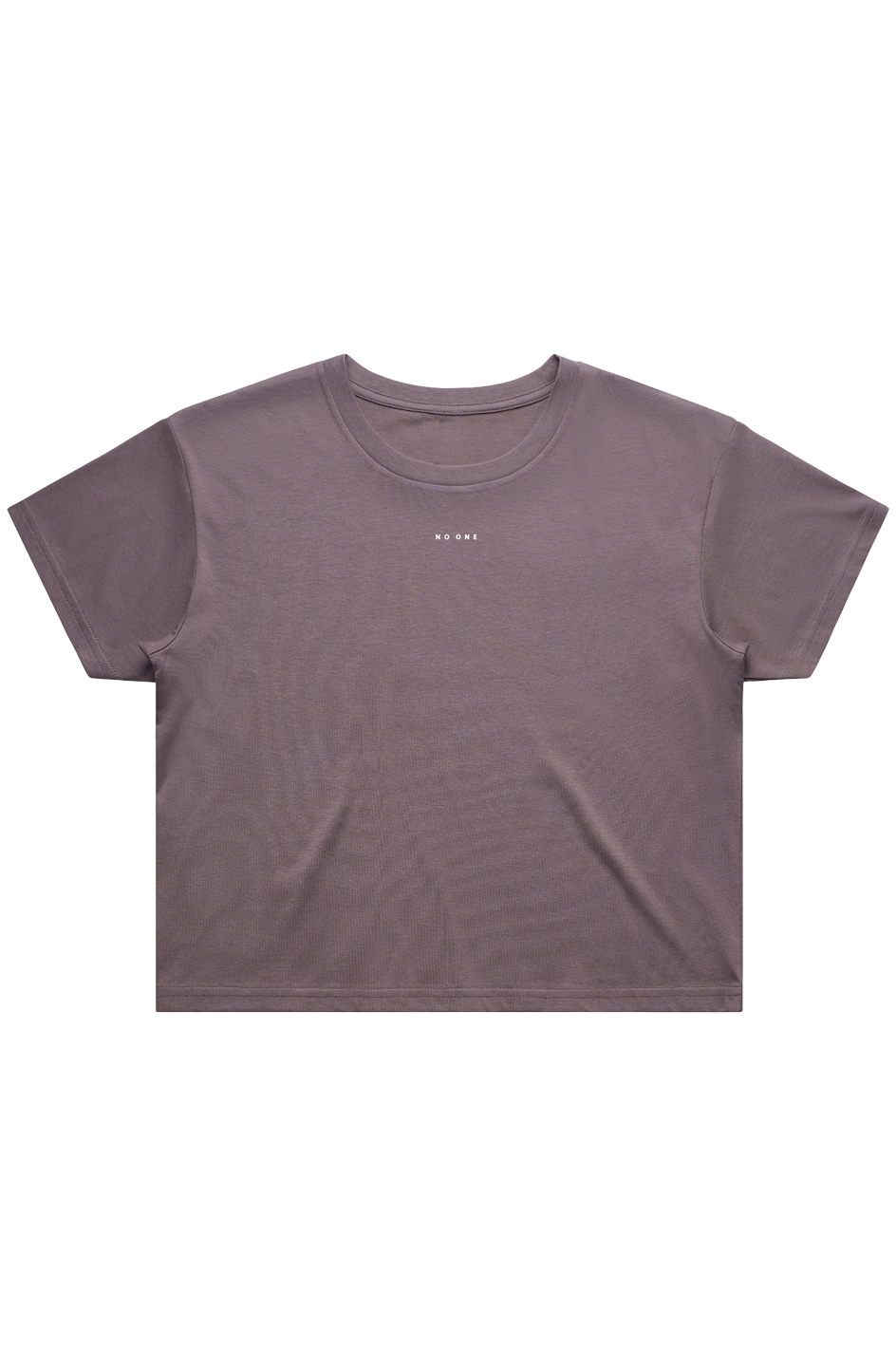 No One Street Crop Tee Faded Berry