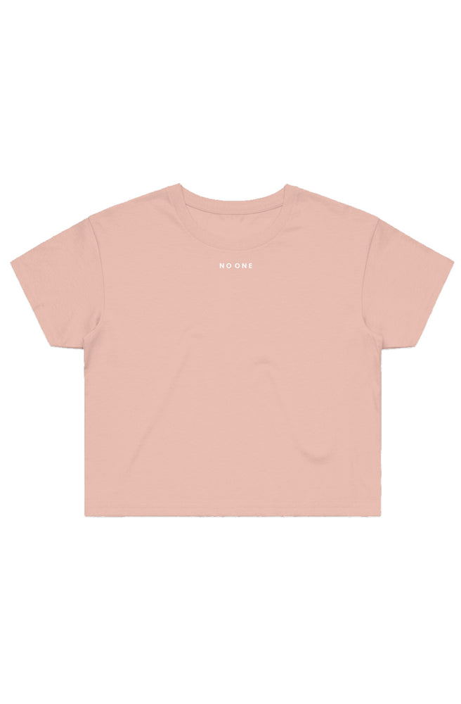 No One Street Crop Tee Pink