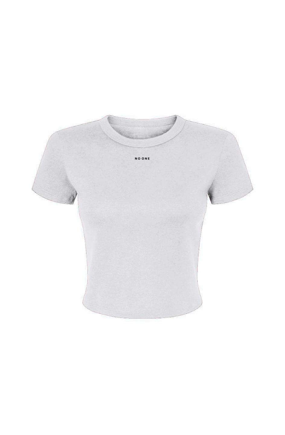 Women's No One Micro Rib Fitted Tee White