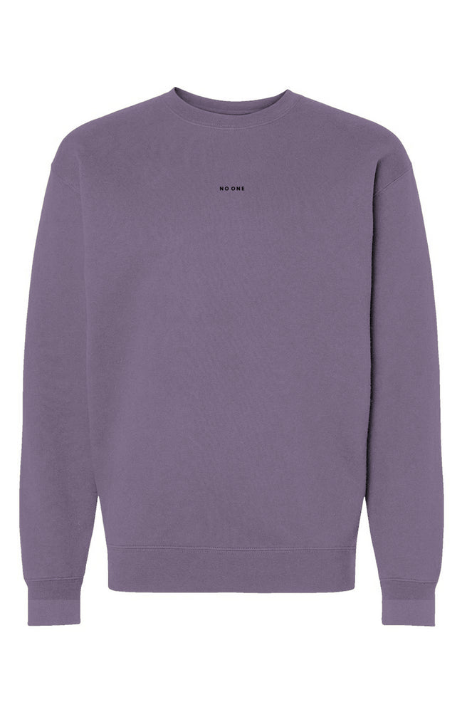 No One Heavyweight Sweatshirt Plum