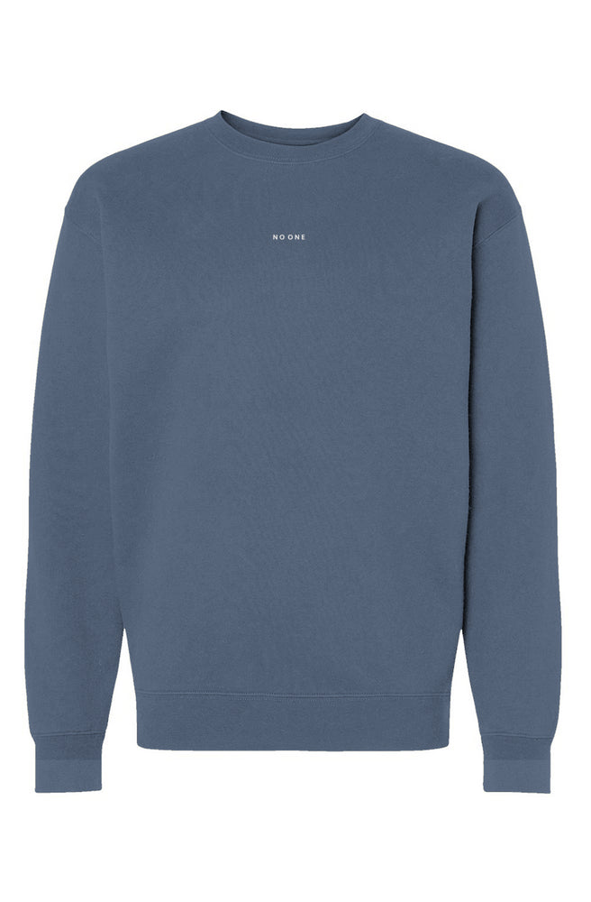 No One Heavyweight Sweatshirt Blue