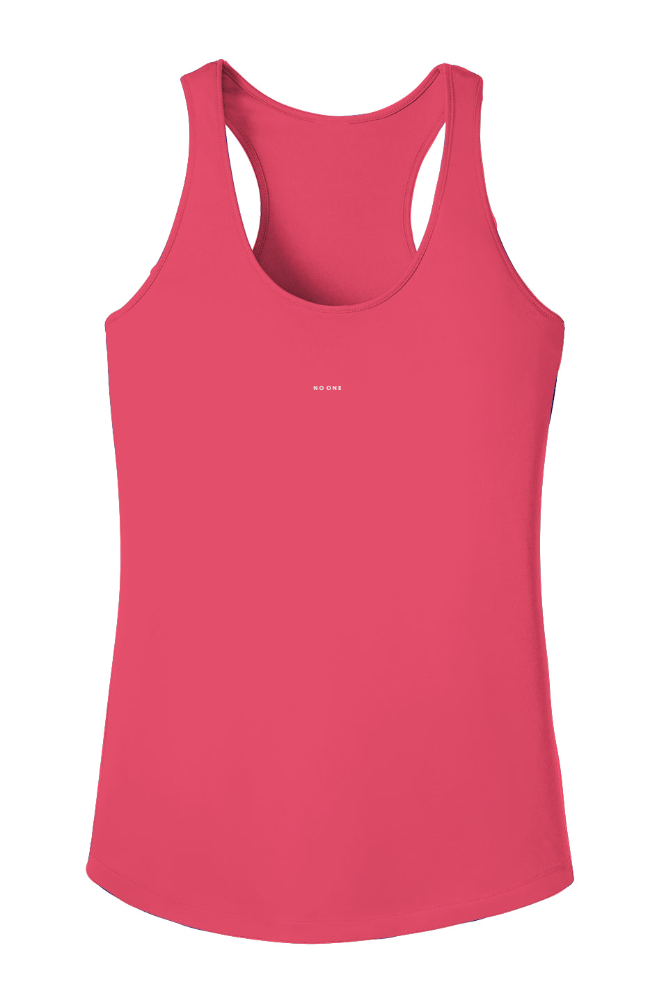 Women's No One Athletic Tank Hot Coral