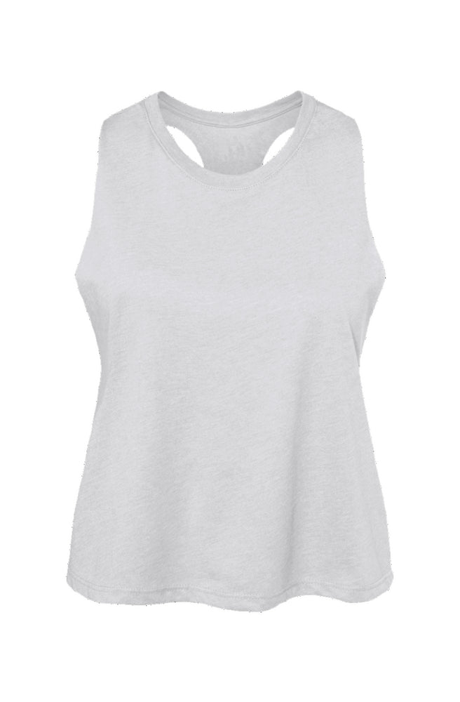 Women's No One Patch Cropped Tank White