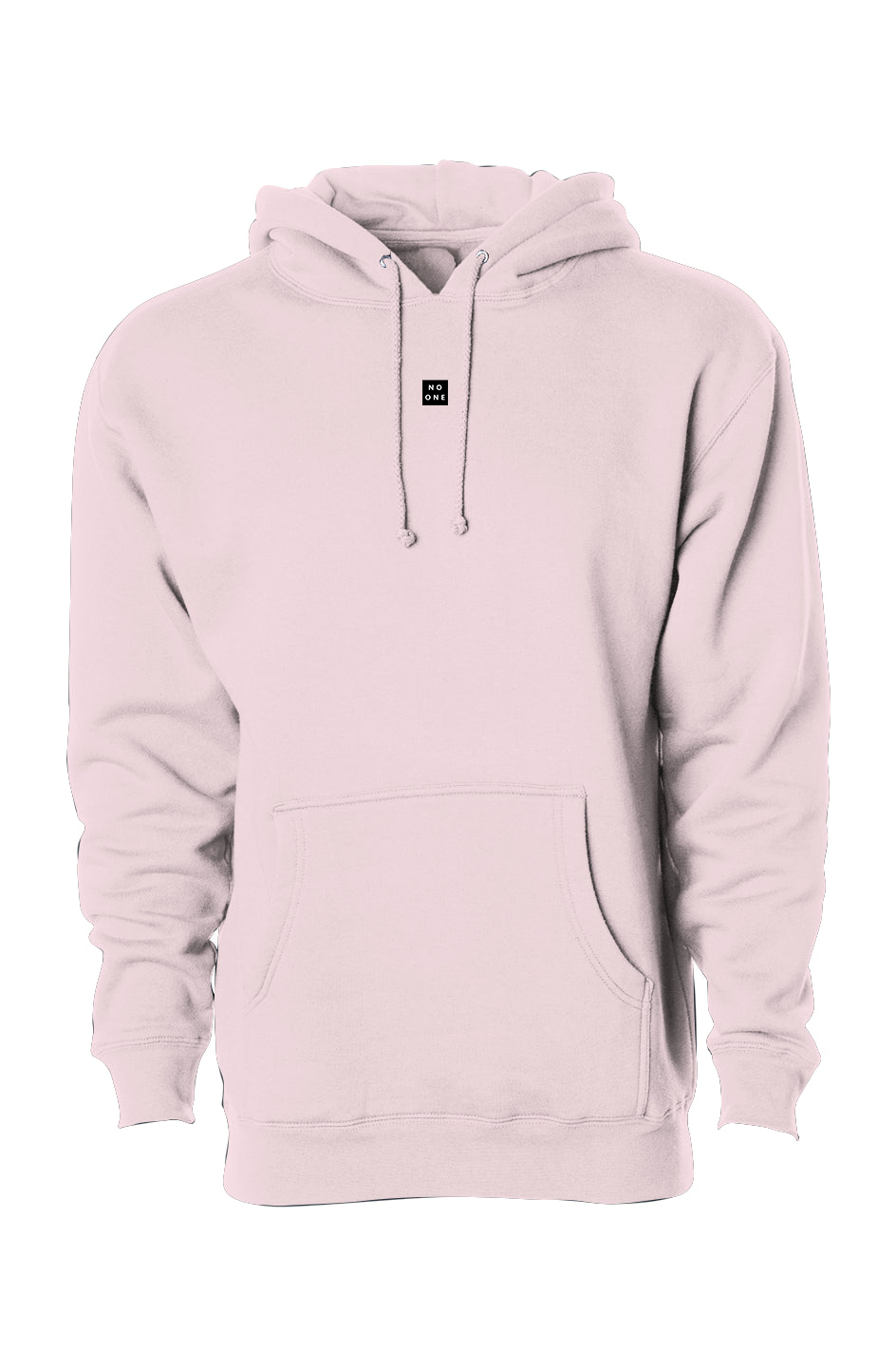 No One Heavyweight Patch Hoodie Pink