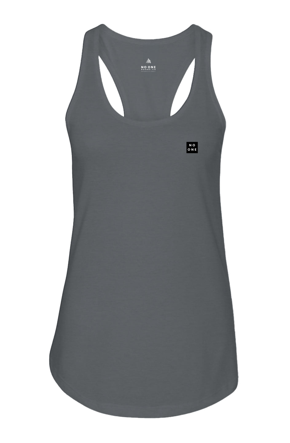 Women's No One Casual Patch Racerback Tank Indigo