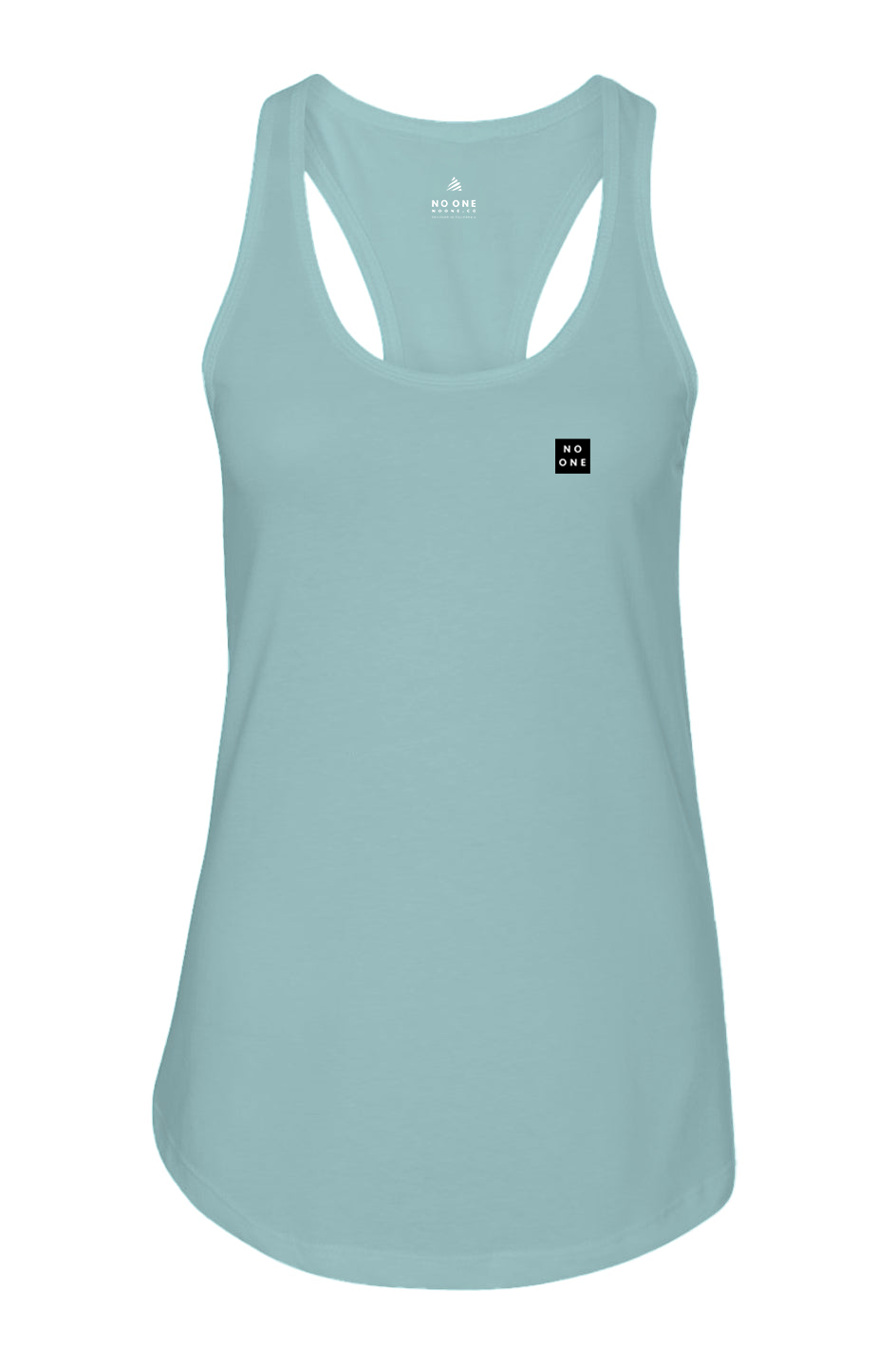 Women's No One Casual Patch Racerback Tank Cancun