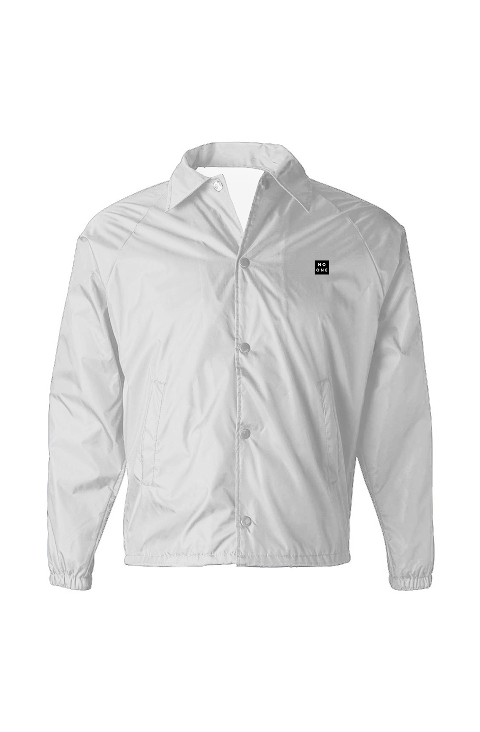 No One Coaches Jacket Patch White