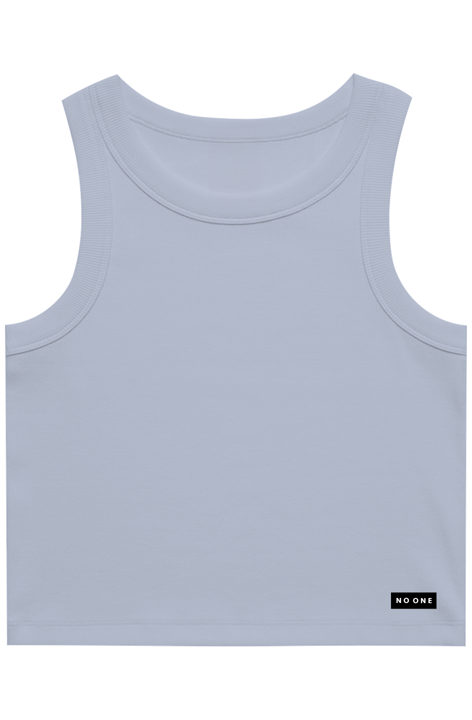 Womens No One Rib Tank Power Blue
