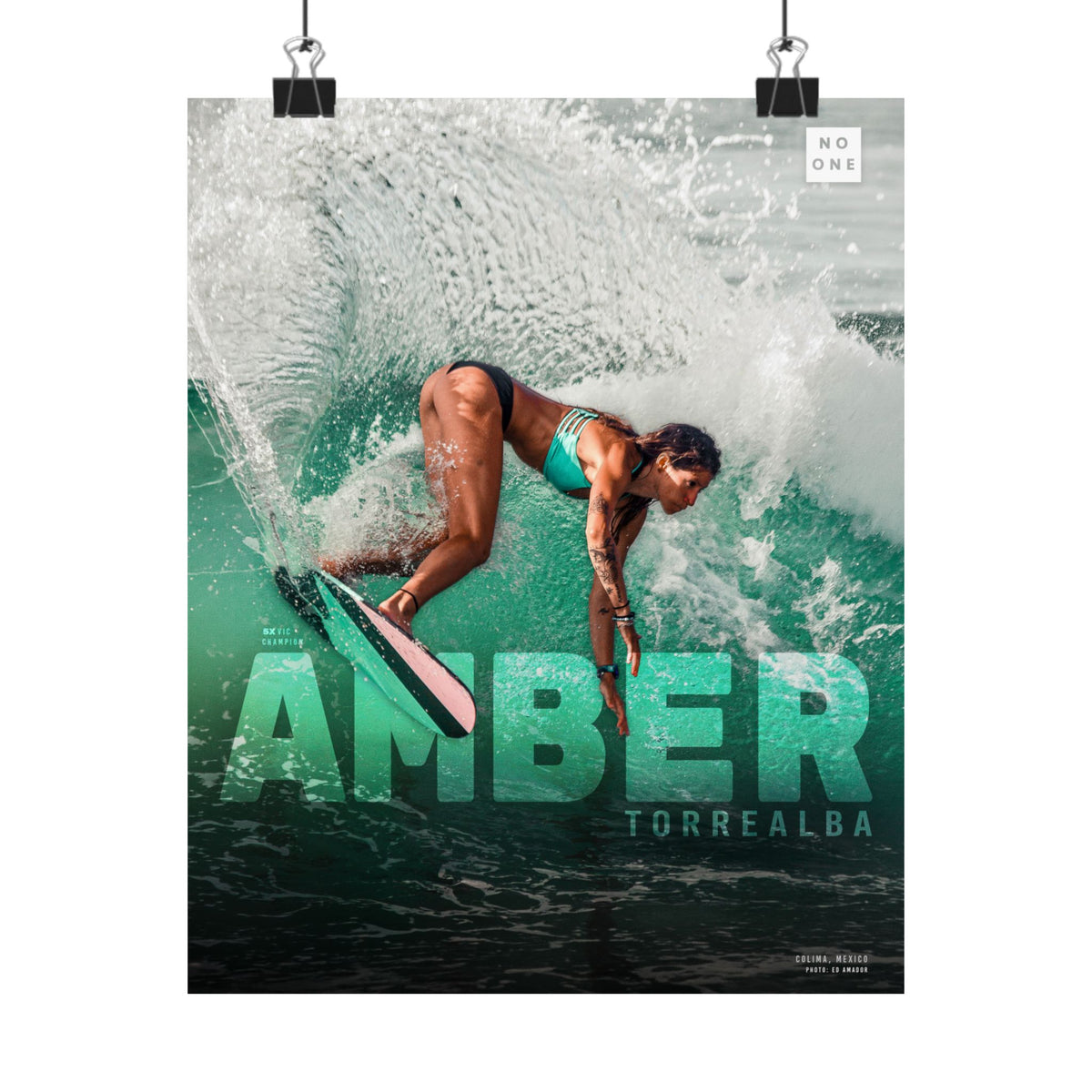 
                  
                    Amber Torrealba Professional Skimboarder Poster
                  
                