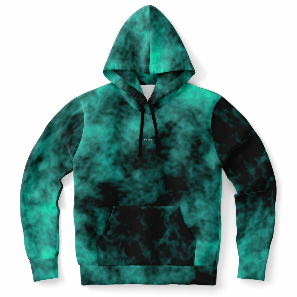 No One Long Sleeve Active Hoodie Teal Smoke