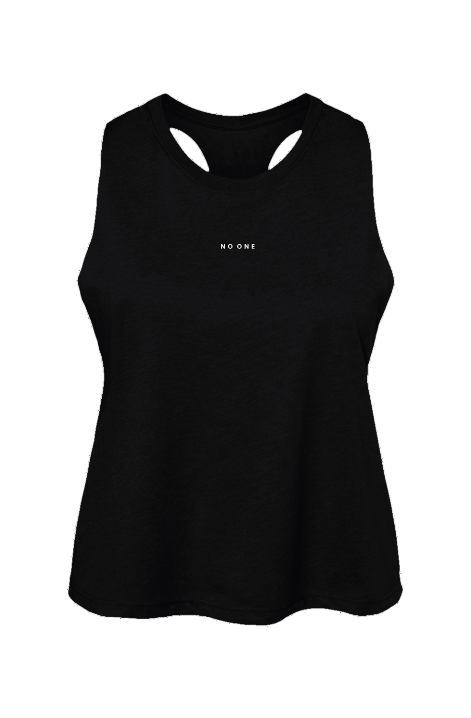 Women's No One Cropped Tank Black