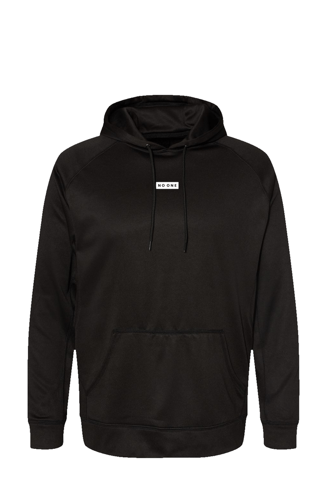 No One Performance Hoodie Black - NO ONE