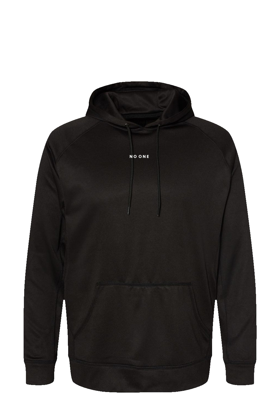 No One Performance Hoodie Black Classic - NO ONE