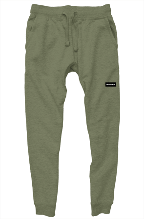 No One Premium Joggers Military Green - NO ONE