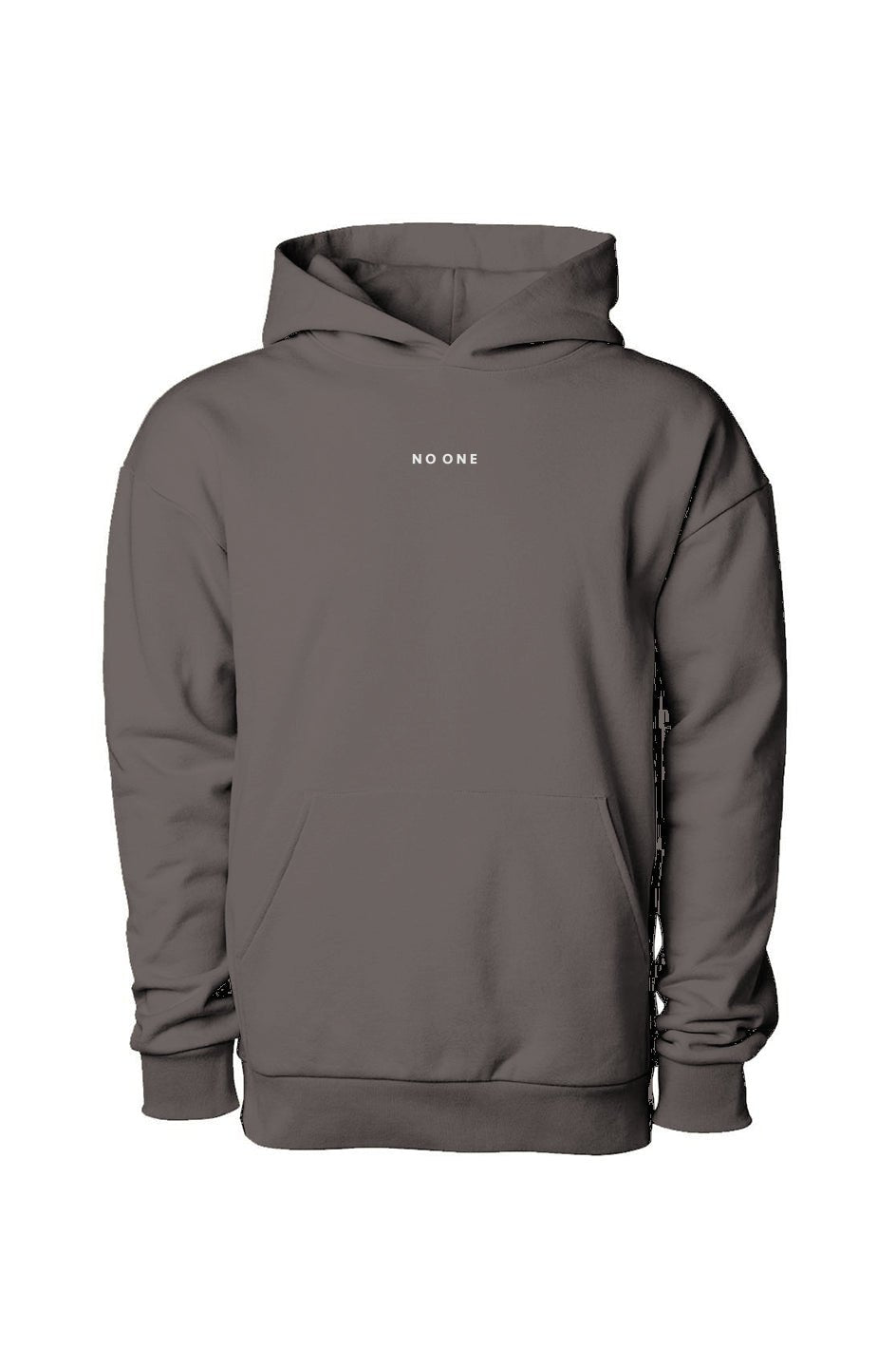 No One Premium Nodraw Hoodie Faded Asphalt - NO ONE